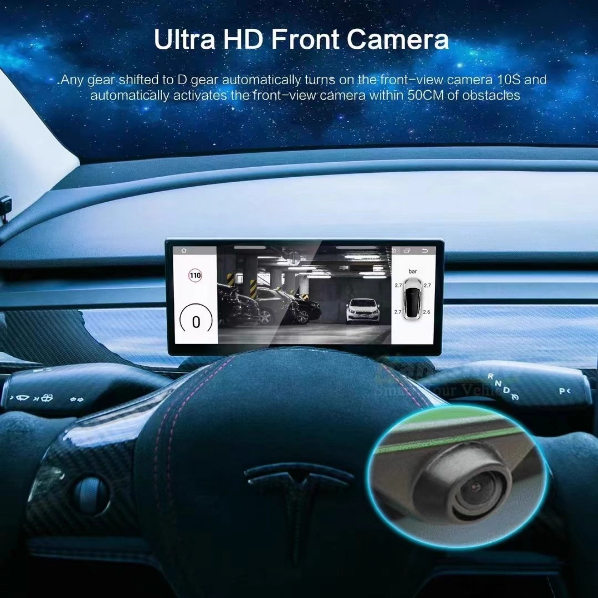 10.25" Android 4G LCD Dashboard Display Screen for Tesla Model 3 / Model Y