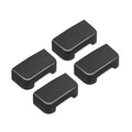 CUTIM Car Slide Rails Anti Kick Plug for Model Y and Model 3 Highland 4PCS