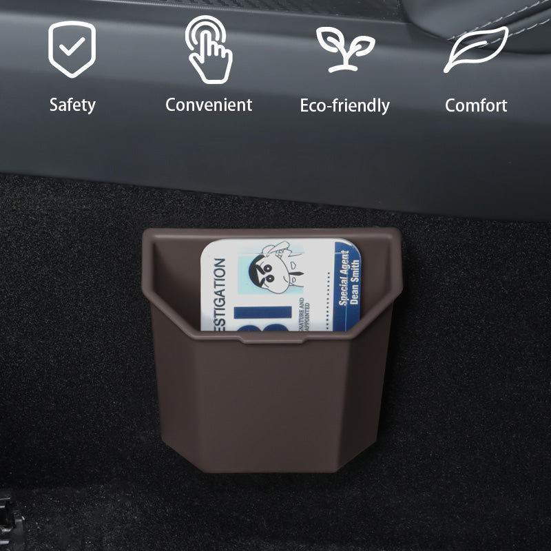 Back Seat Hanging Trash Can for Model Y & Model 3
