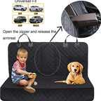 Heavy-Duty Dog Seat Cover with Double Zipper Design for Tesla Model 3/Y/S/X & Cybertruck | CUTIM