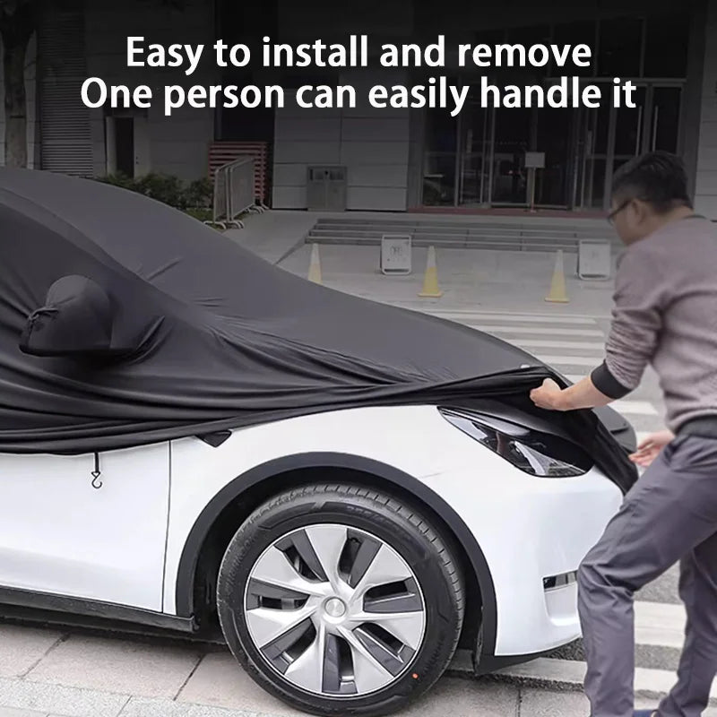 Indoor Car Cover for Tesla Model 3/Y/X/S – Full Protection Dust Cover