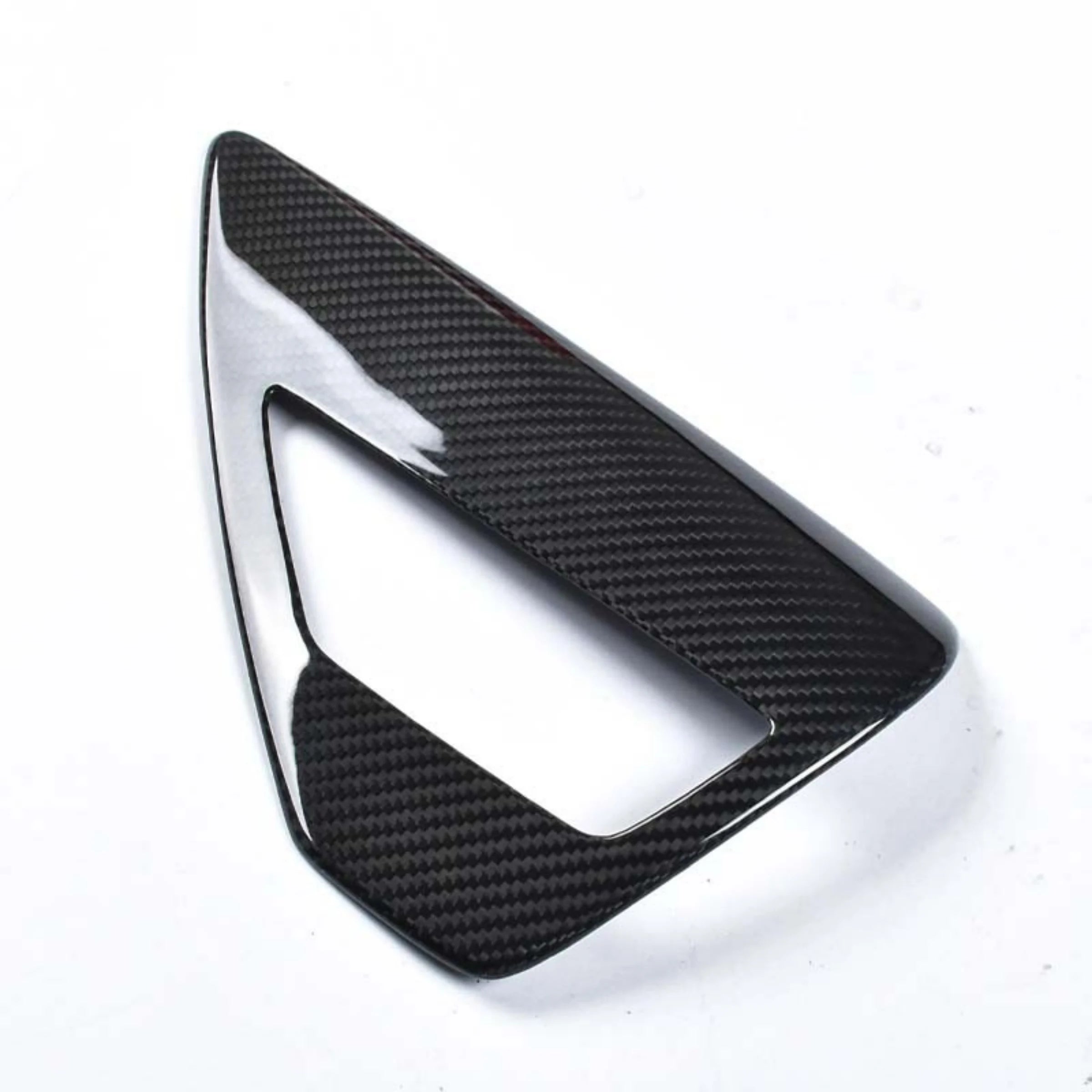Carbon fiber charging port protective cover for Tesla Model 3 Highland and Model Y Juniper