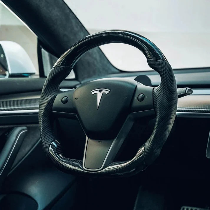 Sport Carbon Fiber Steering Wheel for Tesla Model 3 / Y