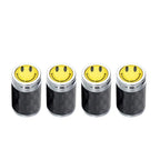 Carbon Fiber Car Wheel Tire Valve Stem Cap for Tesla Model 3/Y/S/X (4PCS)