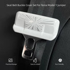 CUTIM Seat Belt Buckle Cover Set for Tesla Model Y Juniper