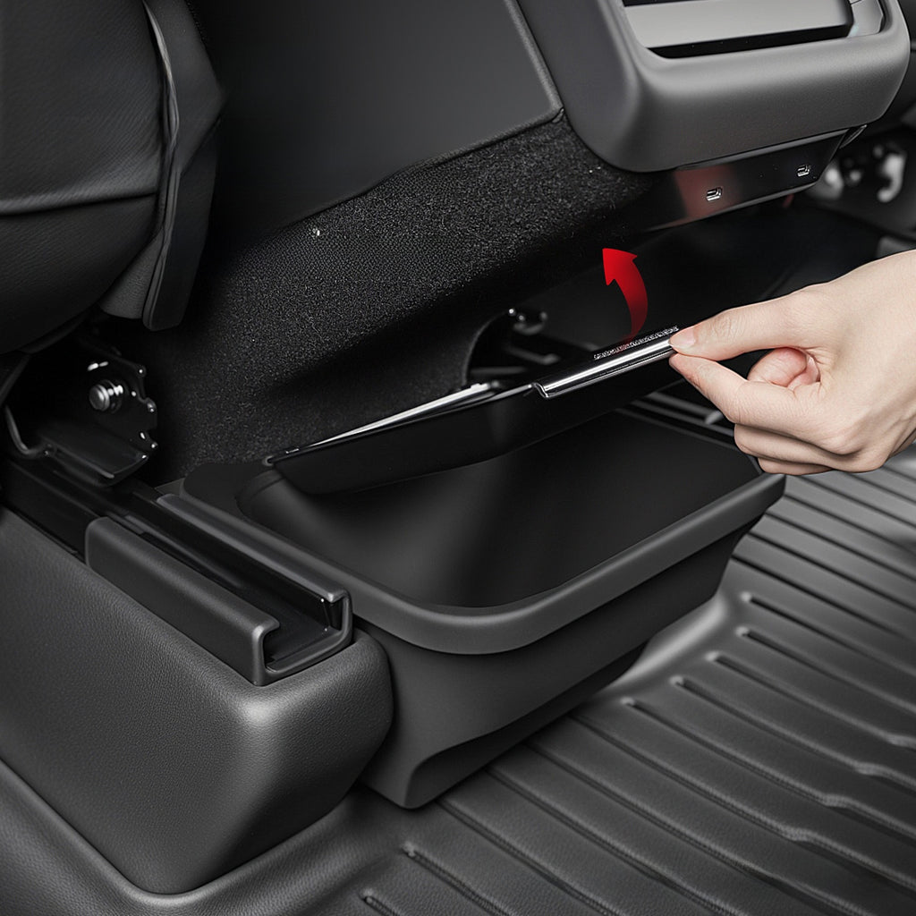 CUTIM Wholesale of Car Trash Bins & Storage Boxes for the Rear Compartment of Tesla Model Y
