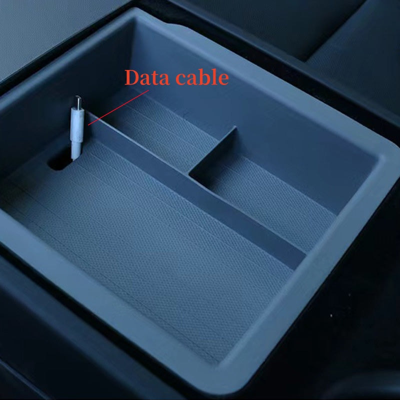 CUTIM Tesla Model 3/Y Double-Layer Storage Box for Armrest