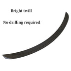 CUTIM Brand-new carbon fibre no-drill modification rear wing spoiler For Model S