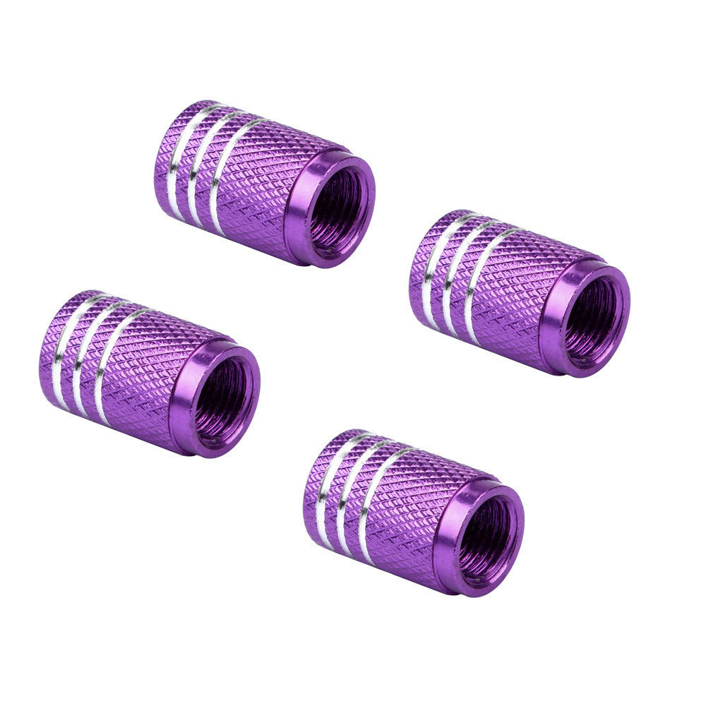 CUTIM Colourful Aluminium Alloy Tyre Valve Caps for Tesla