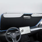 CUTIM Front Windshield Sunshade Heat-Blocking. Sun-Protective. Light-Blocking Panel for Tesla Model Y/3