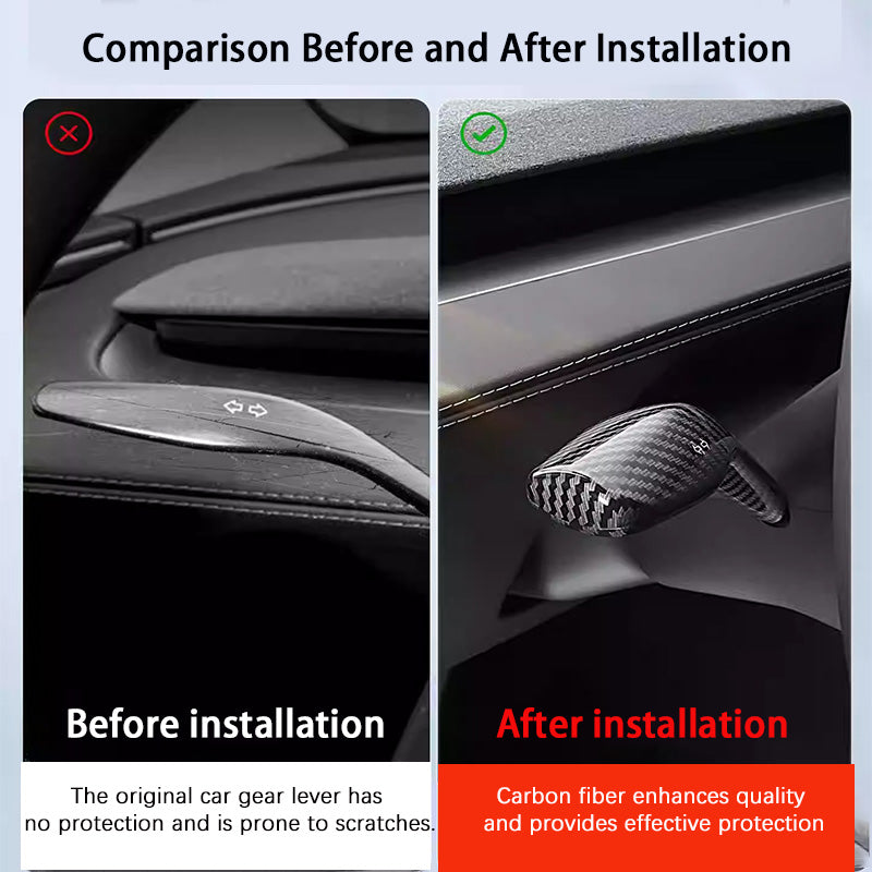 CUTIM Model 3 / Y Gear Shift Cover Turn Signal Lever Trim- ABS