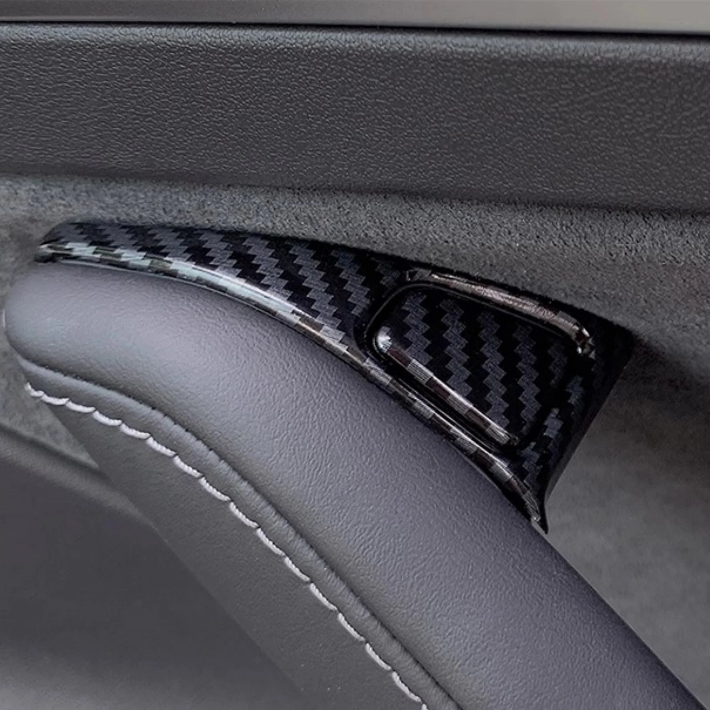 CUTIM Door Lock Switch Cover Trim for Tesla Model 3 & Model Y