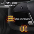 CUTIM New Plaid Steering Wheel for Tesla Model 3 / Y