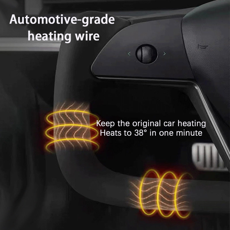 CUTIM New Plaid Steering Wheel for Tesla Model 3 / Y
