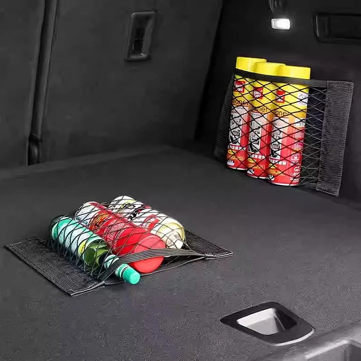 CUTIM Heavy-Duty Trunk Organizer Mesh Cargo Net for Tesla Model 3 & Y