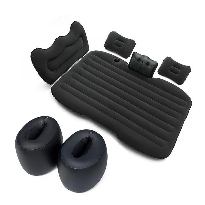 CUTIM Universal Flocking Car Inflatable Mattress Foldable Back Seat Sleeping Pad For Tesla