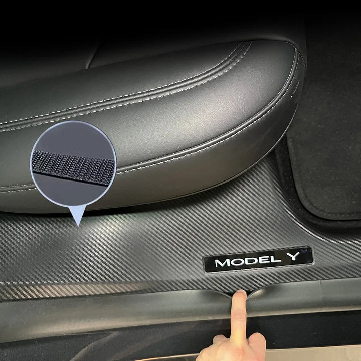 CUTIM Door Sill Protector Front & Rear for Tesla Model Y / 3