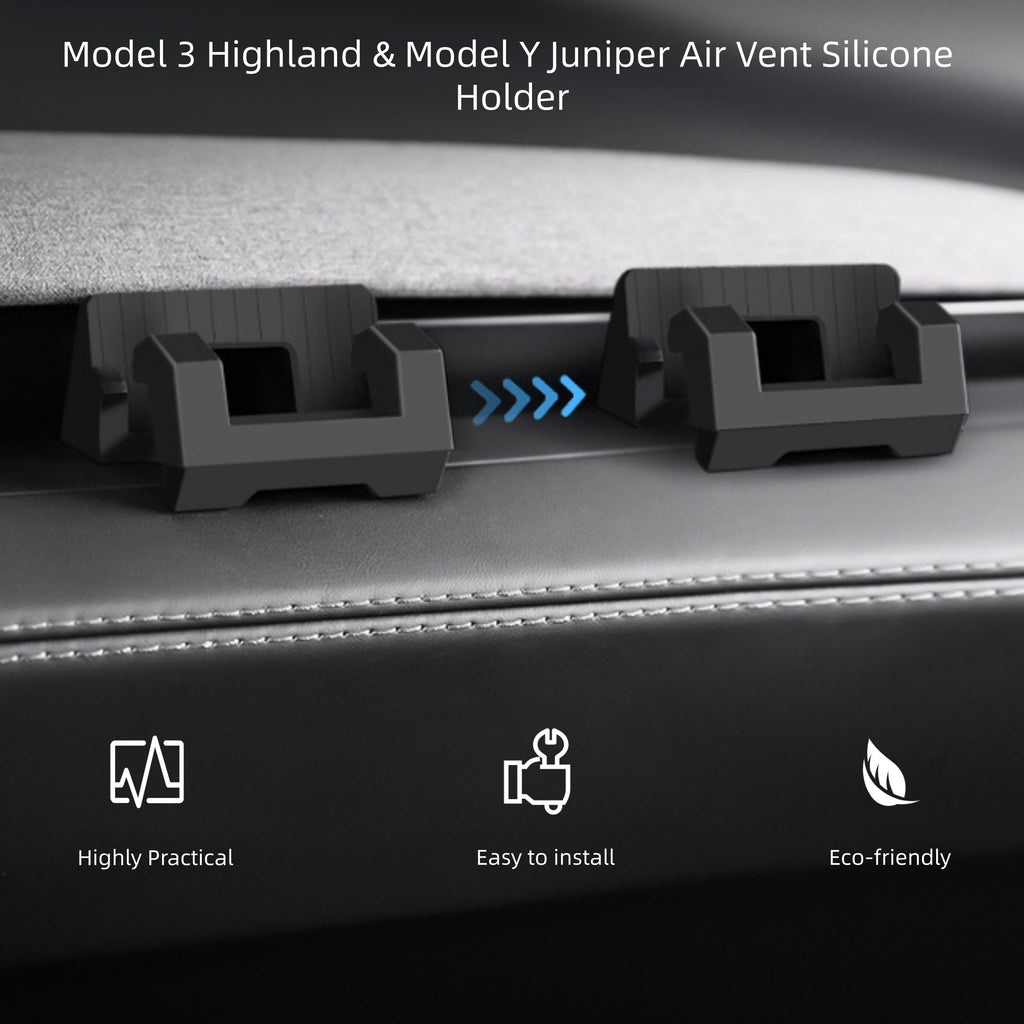 Air Vent Silicone Phone Holder for Tesla Model 3 Highland & Model Y Juniper