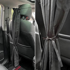 CUTIM Car Sunshade Anti-UV Heat Insulation Privacy Curtain for Front/Rear Row, RV Window Shade Car Curtain