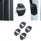 Real Dry Carbon Fiber Door Lock Cover for Tesla Model 3 & Model Y Juniper