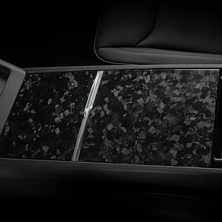 Dry Carbon Fiber Panel Console Wrap for Model Y Juniper / Model 3 Highland