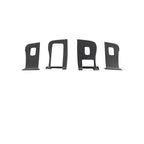 Dry Carbon Fiber Window & Door Switch Covers for Tesla Model Y / Model 3 (Left Hand Drive)