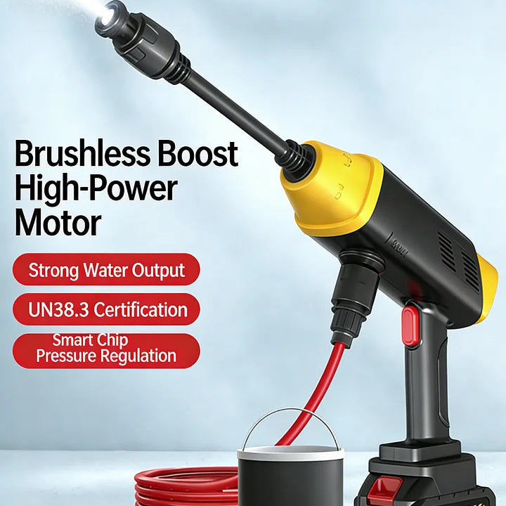 CUTIM Wireless Car Wash Machine for Home Use with High-Pressure Water Gun For Tesla
