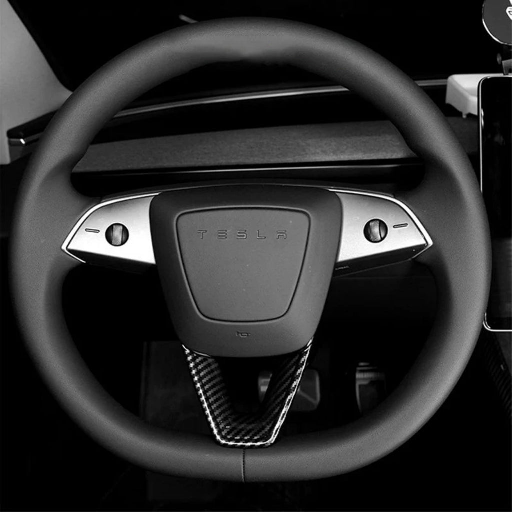 CUTIM Steering wheel V-cover for Model 3 Highland & Model Y