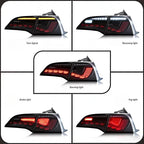 CUTIM Tesla Tail Light Assembly Modification - Dragon Scale LED DRL & Sequential Turn Signal