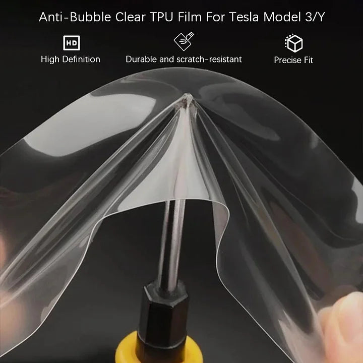 CUTIM Anti-Bubble Clear TPU Film For Tesla Model 3/Y