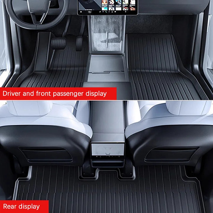 TPE + Menes Double Layer Floor Mats for Tesla Model 3 & Model Y