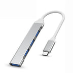 CUTIM Tesla USB Tepy C Hub suitable for Model 3/Y/S/X 4 in 1 USB 3.0 Ports