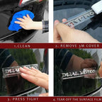CUTIM Tesla Model 3/Y/S/X Emblem Modification: High-Performance Rear Badge