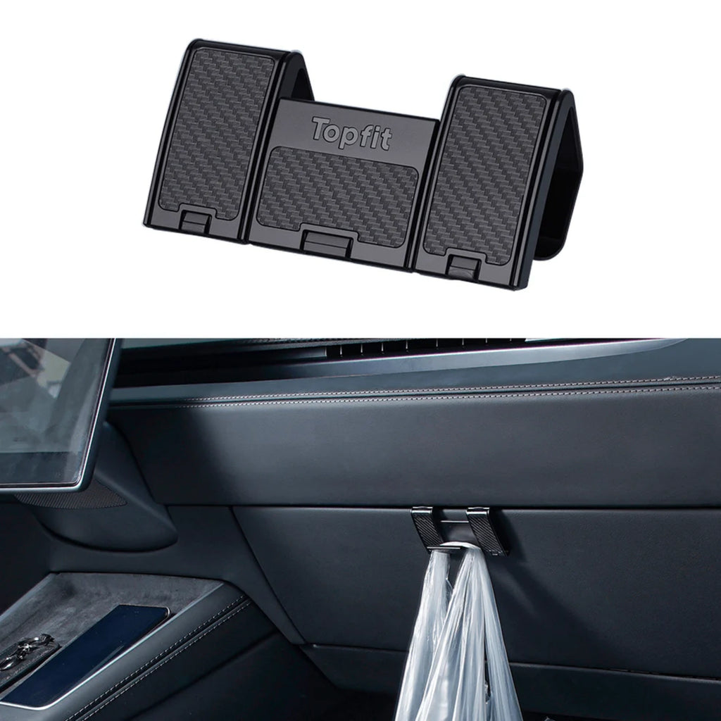 Folding Glove Box Hook for Tesla Model 3 Highland & Model Y Juniper
