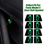 CUTIM Interior Door Opening Reminder Glow-in-the-Dark Sticker For