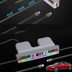 Center Console USB Hub with Ambient Light for Tesla Model Y Juniper & Model 3 Highland