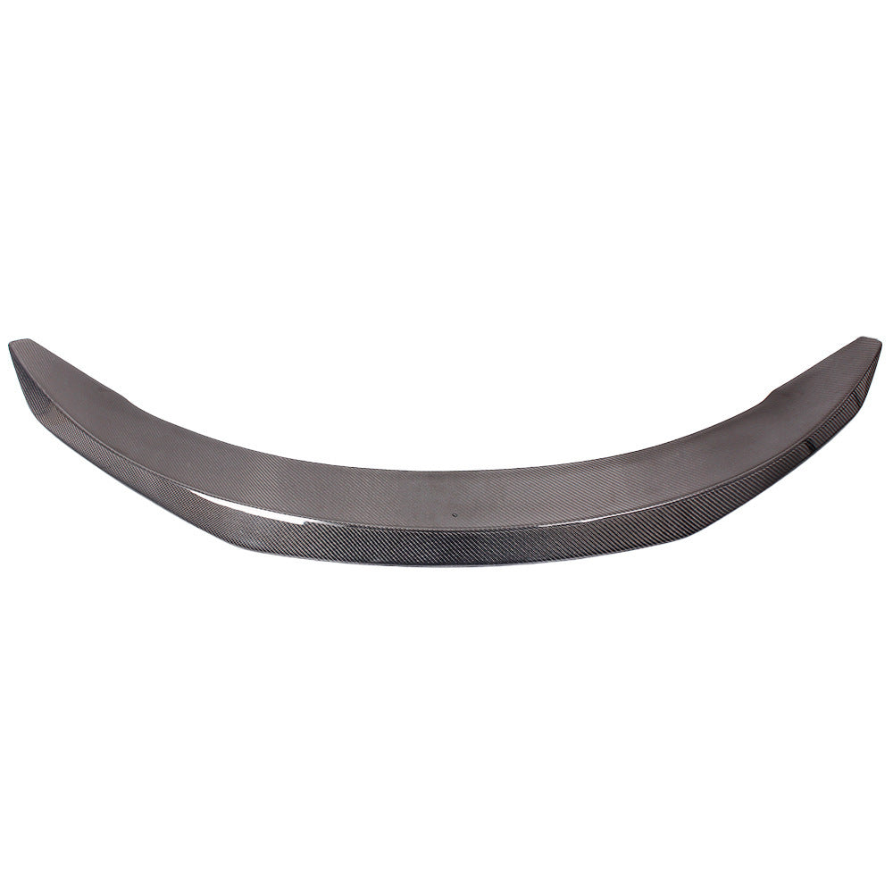 Tesla V-Style Carbon Fiber Rear Spoiler - Drill-Free Car Modification Aerodynamic Wing