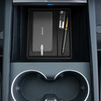 Central Control Armrest Box Storage Box Renewal Version for Tesla Model 3 Highland & Model Y Juniper