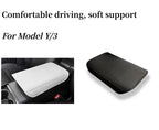 CUTIM Central Armrest Protector Cover – Suede Leather for Tesla Model Y/3