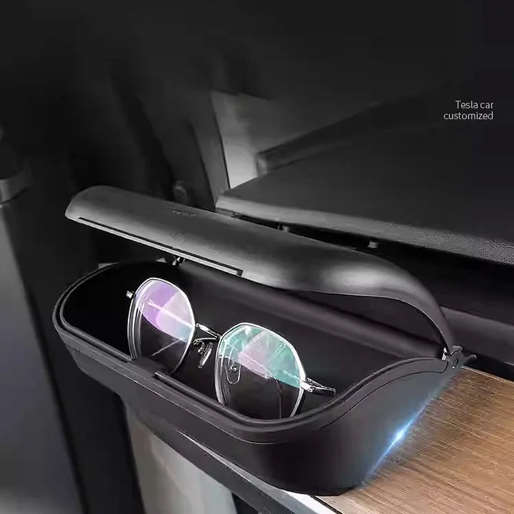 CUTIM Hidden Silicone Dashboard Sunglasses & Glasses Holder for Tesla Model 3 & Y