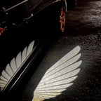 CUTIM Model 3 Highland & New Model Y Angel Wings Rearview Mirror Welcome Light