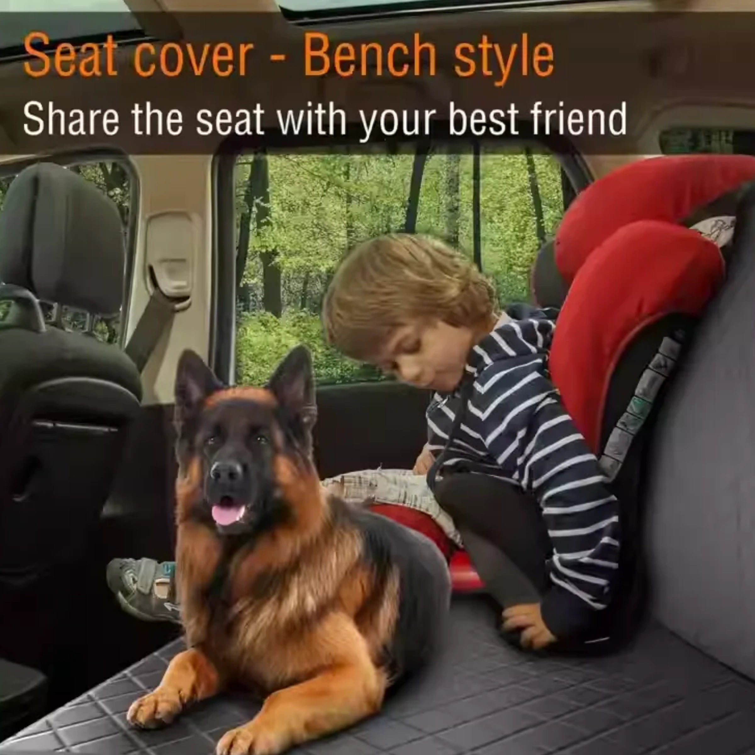 Rear Seat Dog Seat Cover for Tesla Model S/3/X/Y/Cybertruck – Waterproof Pet Protector