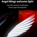 CUTIM Model 3 Highland & New Model Y Angel Wings Rearview Mirror Welcome Light