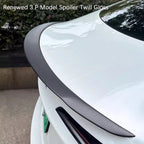 Performance Style Rear Spoiler for Tesla Model Y / Model 3 Highland – Dry Carbon Fiber
