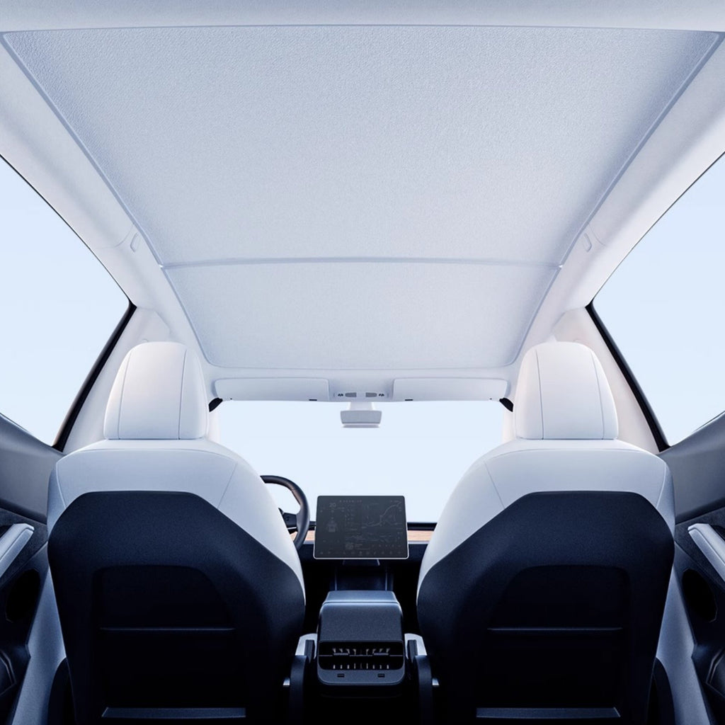 CUTIM Summer Comfort Pack: Roof & Windshield Shades for Model Y Juniper