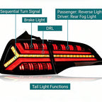 CUTIM Rear LED Running Lights for Rear-End Collision Prevention Model 3/Y