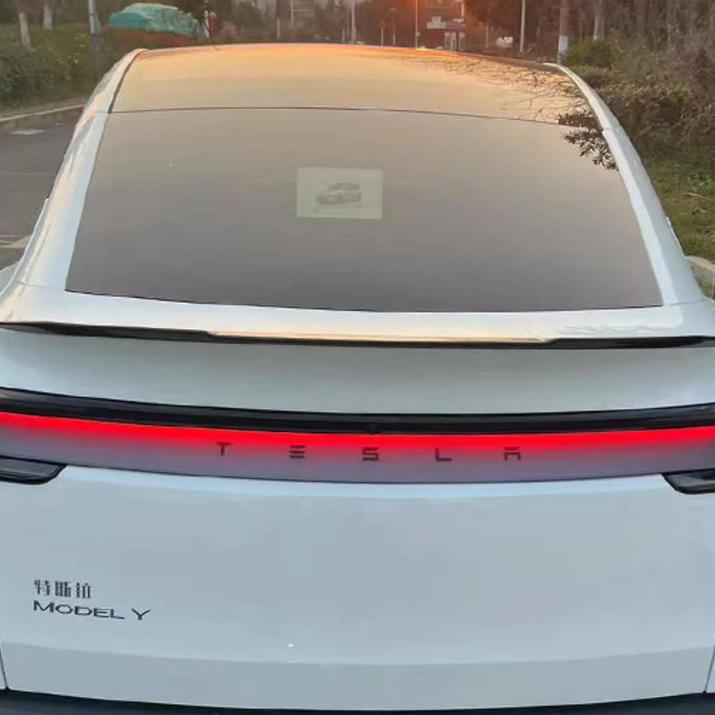 Model Y Carbon Fiber Spoiler Sport Style – Dry Carbon Fiber Exterior Mods
