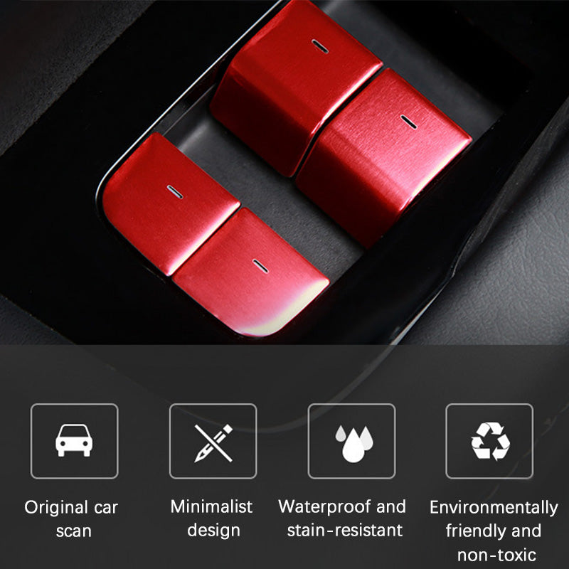 CUTIM Door Button Glass Lifting Patch for Tesla Model 3/Y