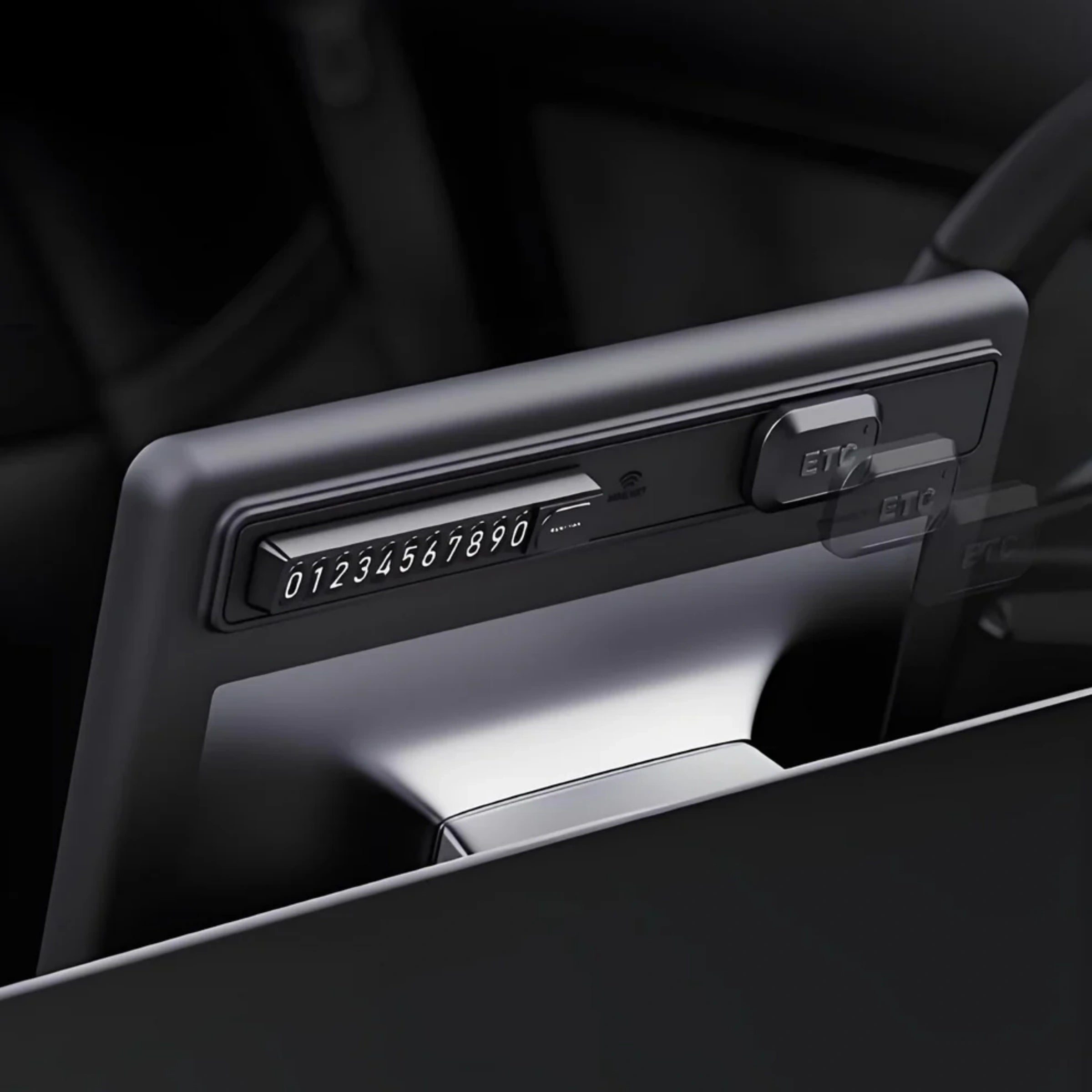 Magnetic Silicone Center Screen Frame for Tesla Model Y Juniper & Model 3 Highland