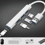 CUTIM Tesla USB Tepy C Hub suitable for Model 3/Y/S/X 4 in 1 USB 3.0 Ports